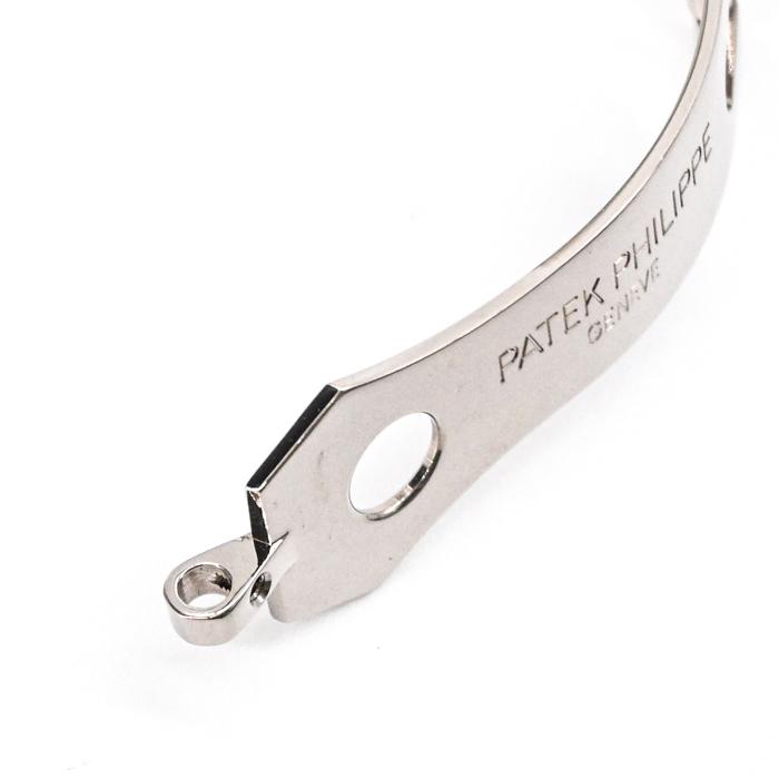 【美品】PATEK PHILIPPE パテックフィリップ Dバックル 14ｍｍ用 カラトラバ十字 K18WG シルバー |  | 08