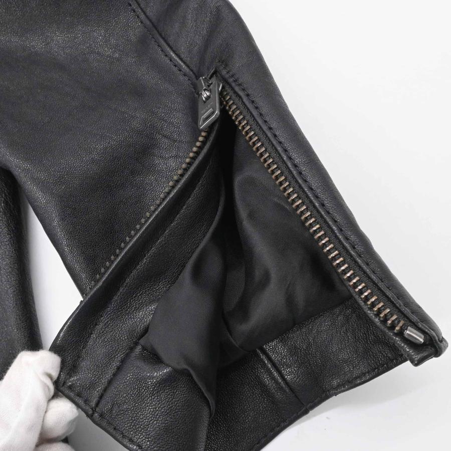 美品】COACH コーチ レザー ジャケット ライダース アウター ブラック