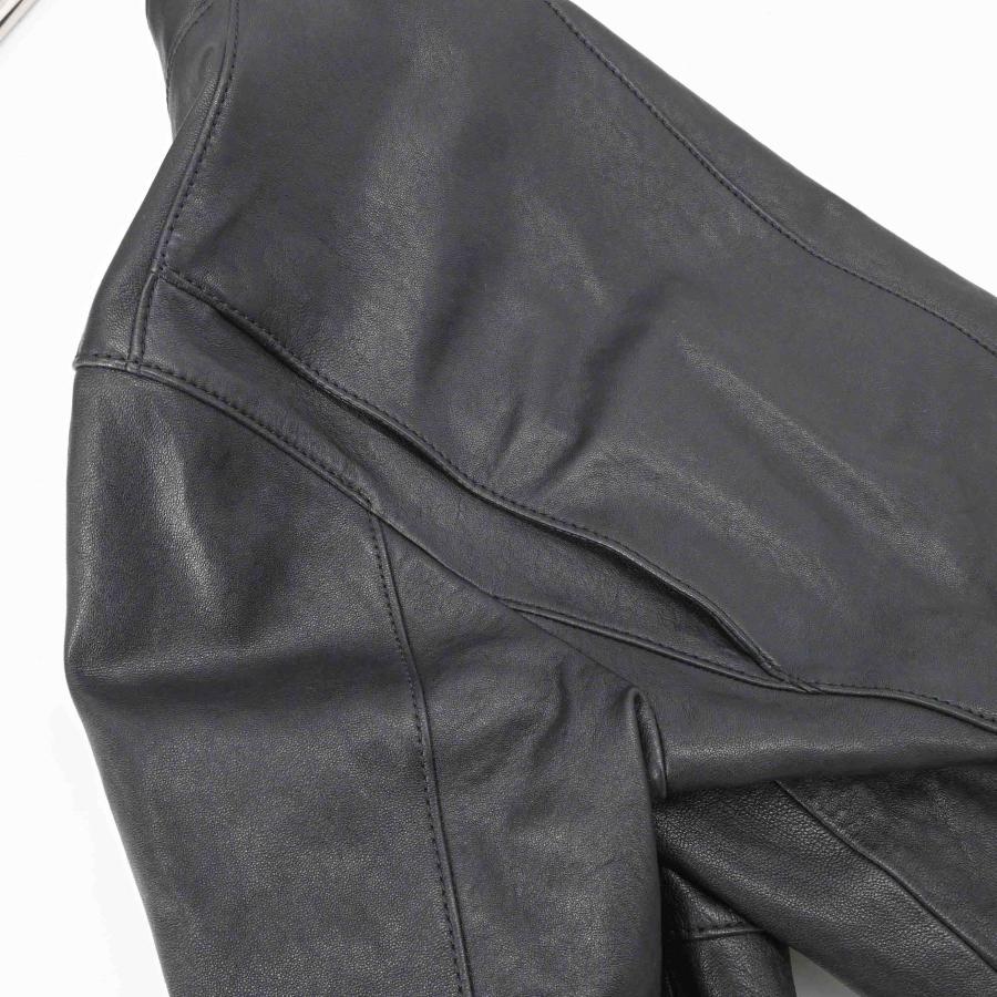 美品】COACH コーチ レザー ジャケット ライダース アウター ブラック