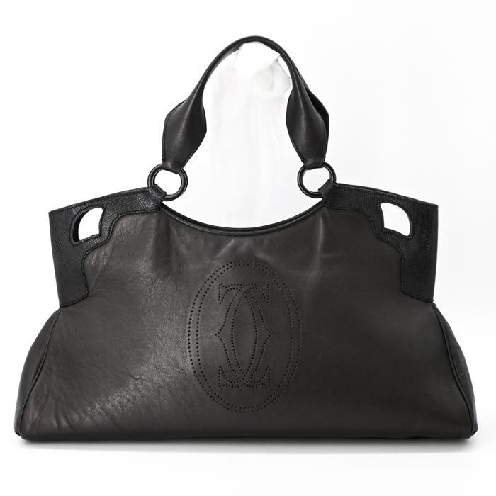 美品】Cartier カルティエ マルチェロ ドゥ ハンドバッグ トート