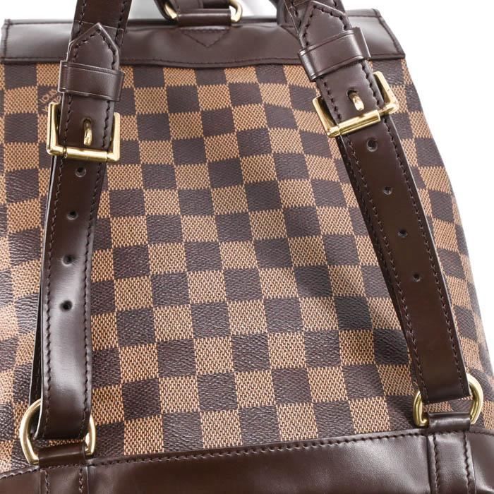 【美品】LOUIS VUITTON ルイヴィトン ダミエ キャンバス ソーホー リュックサック デイバッグ ブラウン レディース N51132_10