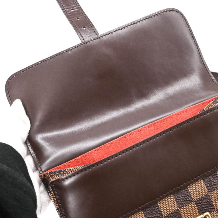 【美品】LOUIS VUITTON ルイヴィトン ダミエ キャンバス ソーホー リュックサック デイバッグ ブラウン レディース N51132_12