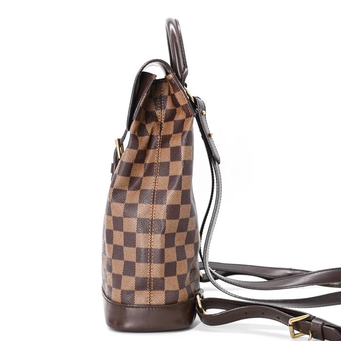 【美品】LOUIS VUITTON ルイヴィトン ダミエ キャンバス ソーホー リュックサック デイバッグ ブラウン レディース N51132_2