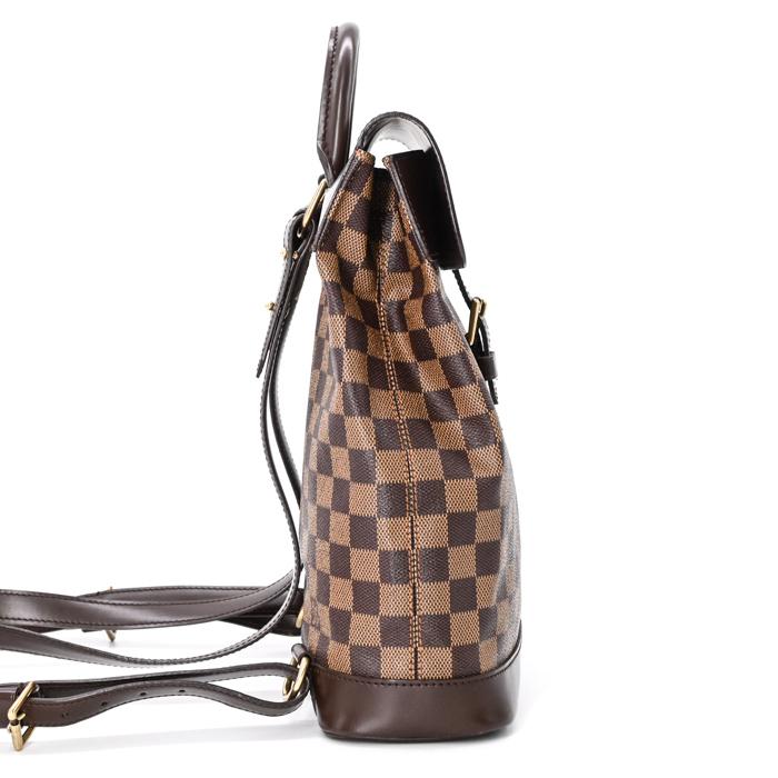 【美品】LOUIS VUITTON ルイヴィトン ダミエ キャンバス ソーホー リュックサック デイバッグ ブラウン レディース N51132_3