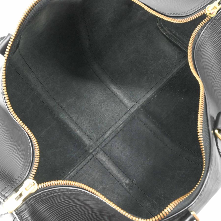 LOUIS VUITTON ルイ・ヴィトン エピ キーポル 45 ボストンバッグ ブラック 黒 エピ レザー ユニセックス 旅行鞄  M59062_12