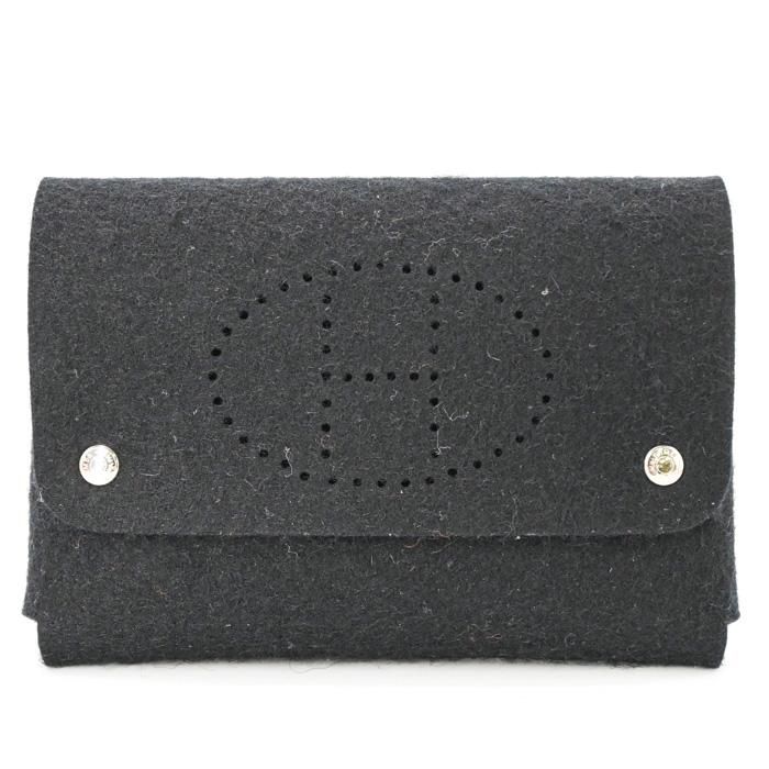 【未使用品】HERMES エルメス エテュイカルト GM 小物ケース マルチケース カードケース ポーチフェルト |  | 01