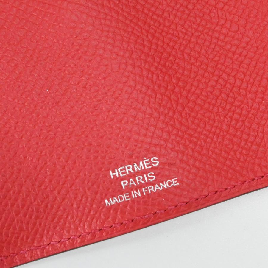 【未使用品】HERMES エルメス ベアン キーケース 4連 ヴォーエプソン レザー ルージュクー ピンクレッド 赤系 #C | Bearn | 07