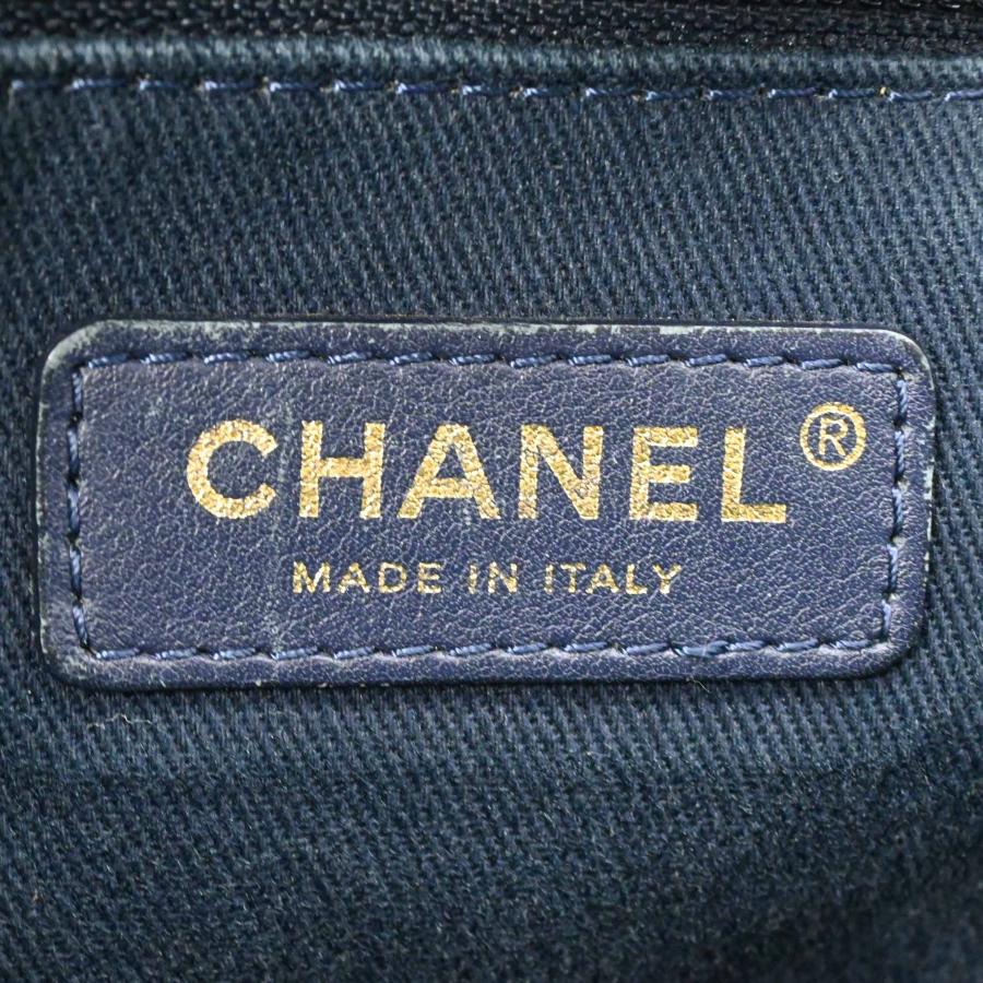CHANEL シャネル ドーヴィル GM トート チェーン ショルダー 2WAY キャンバス ネイビー |  | 10