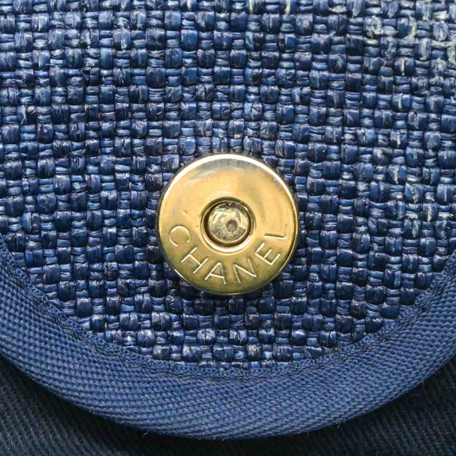 CHANEL シャネル ドーヴィル GM トート チェーン ショルダー 2WAY キャンバス ネイビー |  | 14