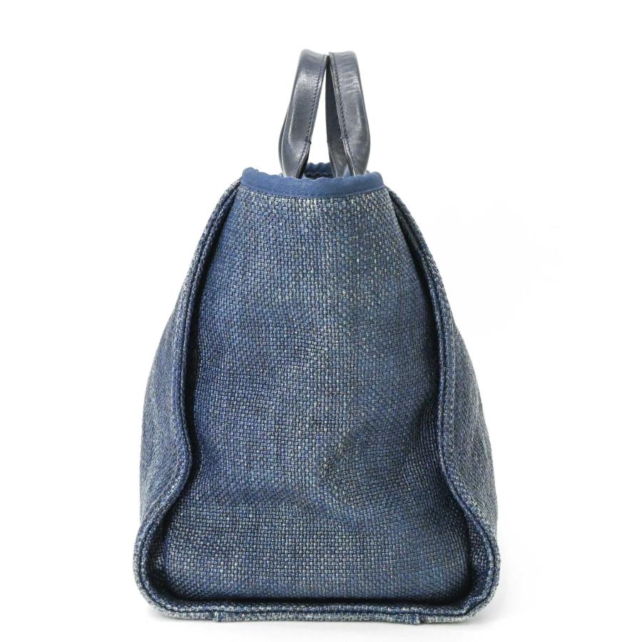 CHANEL シャネル ドーヴィル GM トート チェーン ショルダー 2WAY キャンバス ネイビー |  | 02