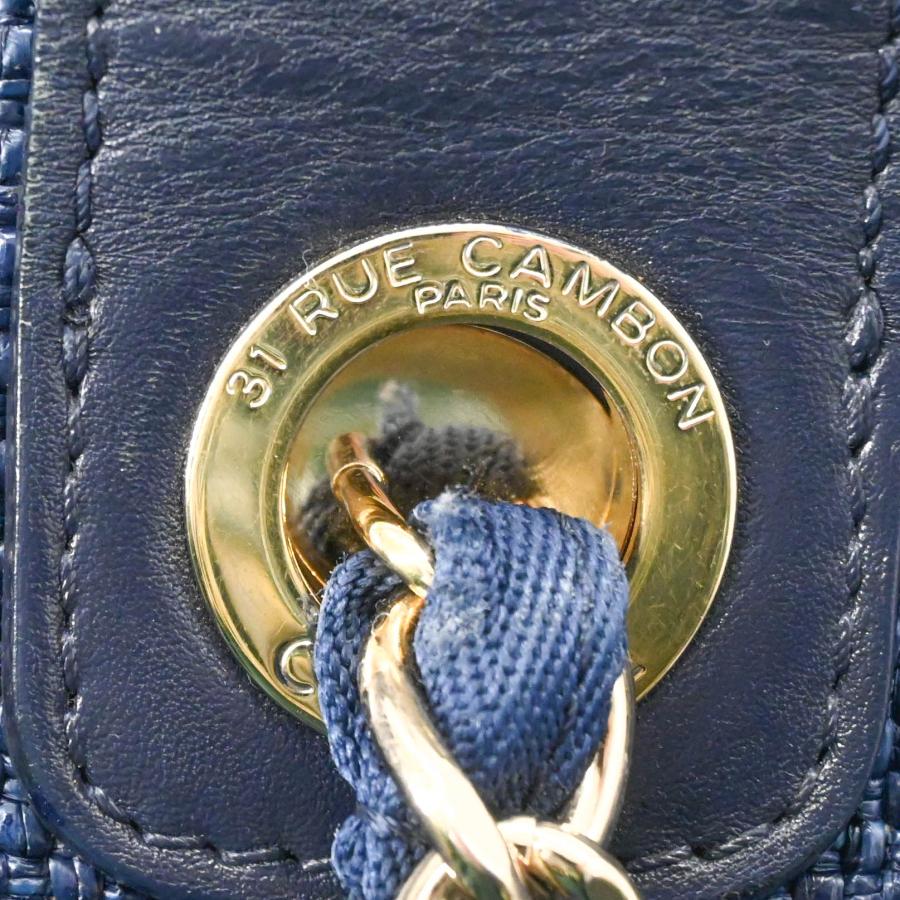 CHANEL シャネル ドーヴィル GM トート チェーン ショルダー 2WAY キャンバス ネイビー |  | 07