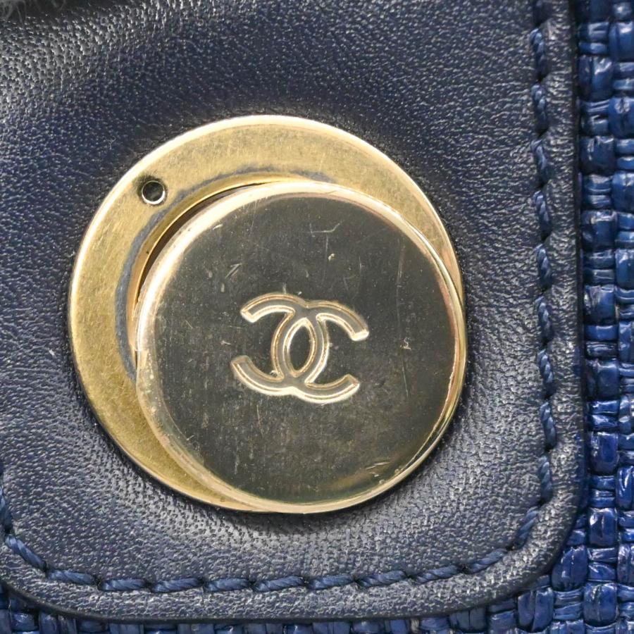 CHANEL シャネル ドーヴィル GM トート チェーン ショルダー 2WAY キャンバス ネイビー |  | 08
