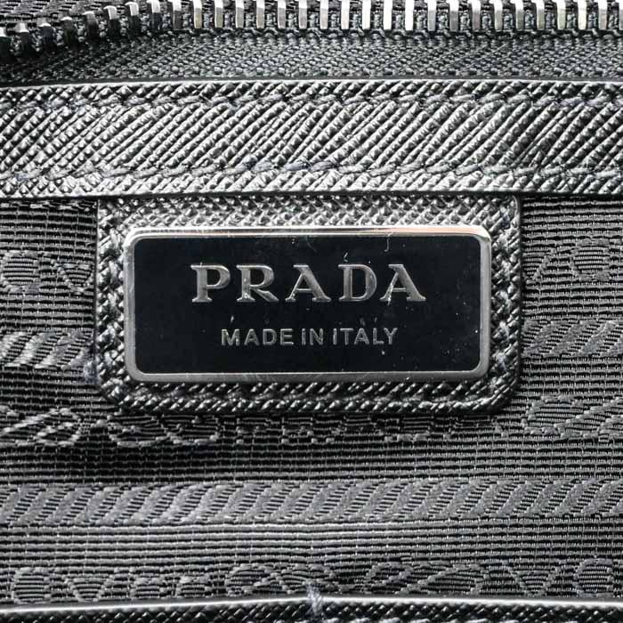 【未使用品】PRADA プラダ ブリーフケース ビジネス 三角ロゴ Re-Nylon リナイロン サフィアーノレザー ブラック 黒 2VE368 |  | 13