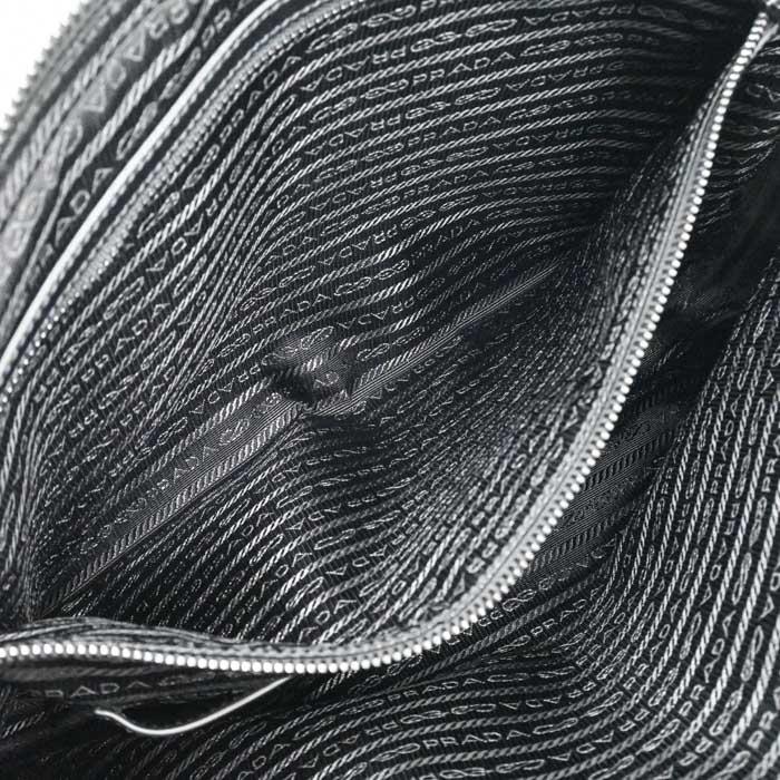 【未使用品】PRADA プラダ ブリーフケース ビジネス 三角ロゴ Re-Nylon リナイロン サフィアーノレザー ブラック 黒 2VE368 |  | 14