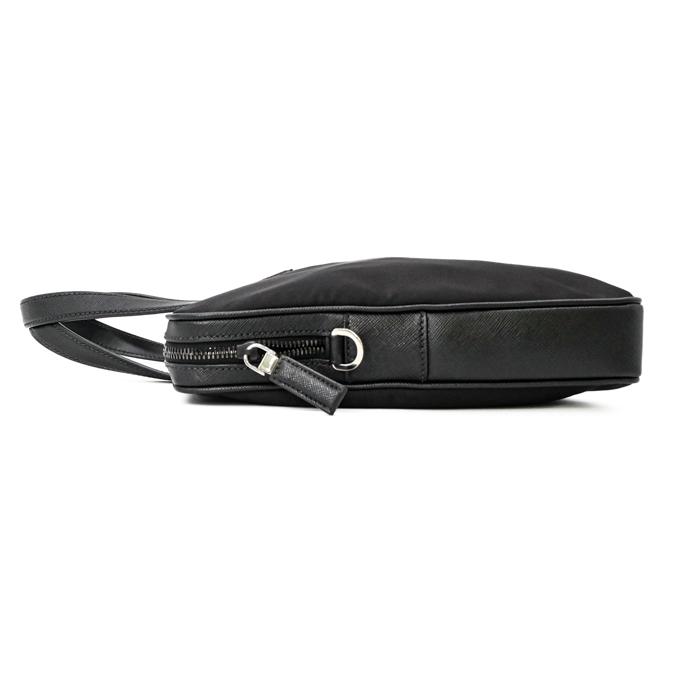 【未使用品】PRADA プラダ ブリーフケース ビジネス 三角ロゴ Re-Nylon リナイロン サフィアーノレザー ブラック 黒 2VE368 |  | 03
