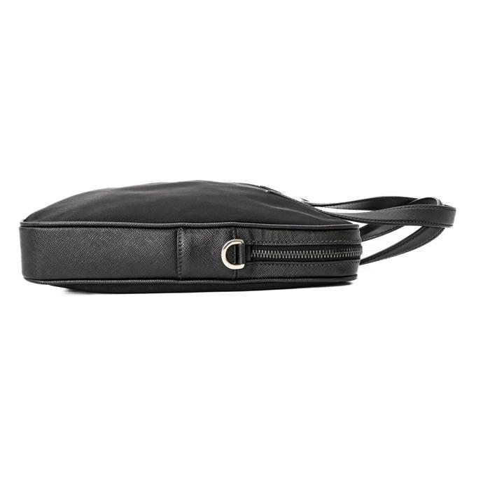 【未使用品】PRADA プラダ ブリーフケース ビジネス 三角ロゴ Re-Nylon リナイロン サフィアーノレザー ブラック 黒 2VE368 |  | 04