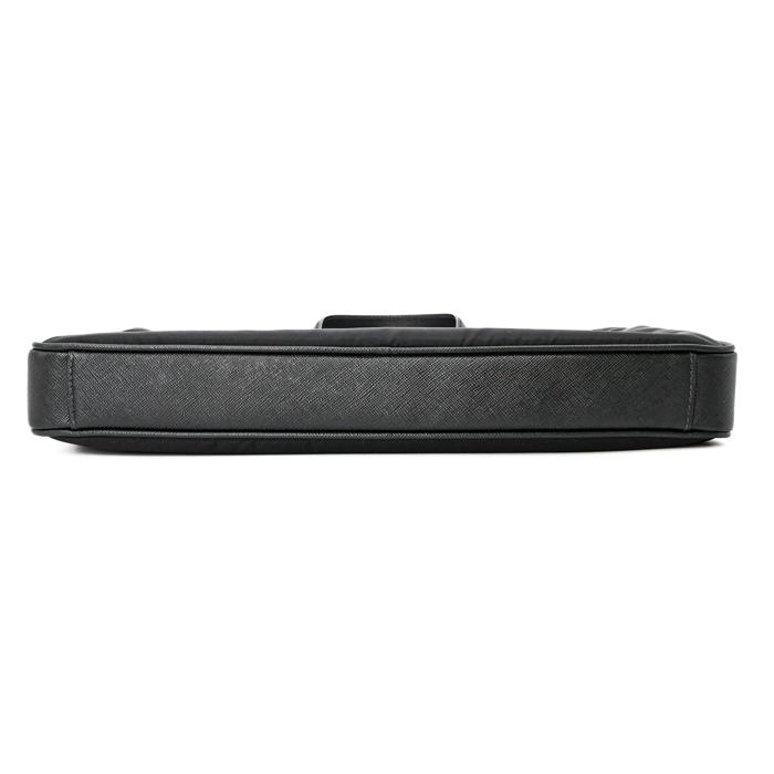 【未使用品】PRADA プラダ ブリーフケース ビジネス 三角ロゴ Re-Nylon リナイロン サフィアーノレザー ブラック 黒 2VE368 |  | 05