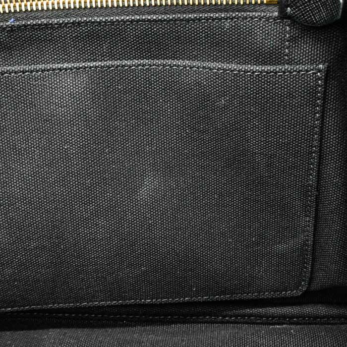 PRADA プラダ カナパ 35 トート 三角ロゴ ハンドバッグ ショルダーバッグ キャンバス デニム ブラック 黒 レディース ストラップ付 |  | 14