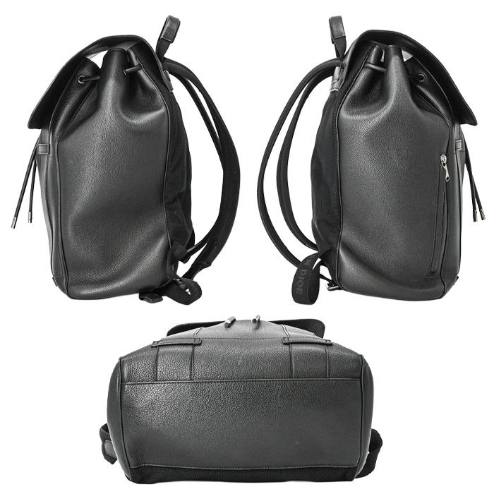 美品】DIOR HOMME ディオール オム ロゴ リュックサック バックパック 