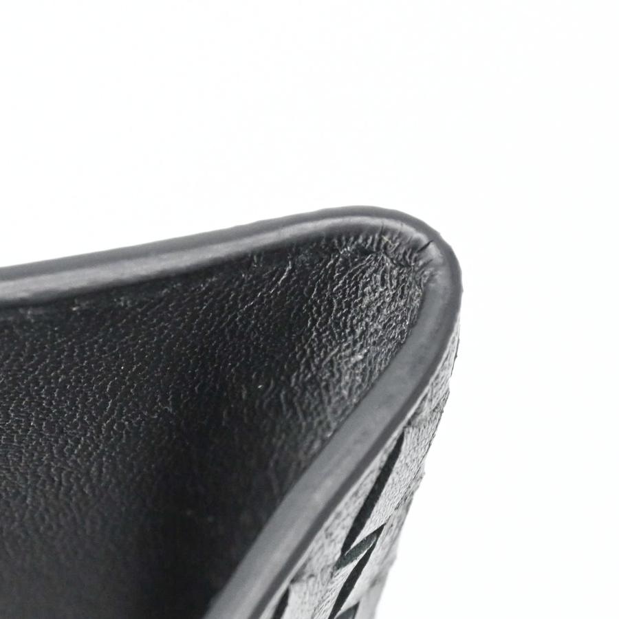 【未使用品】BOTTEGA VENETA ボッテガヴェネタ イントレチャート パスポートケース レザー ブラック 黒 |  | 06