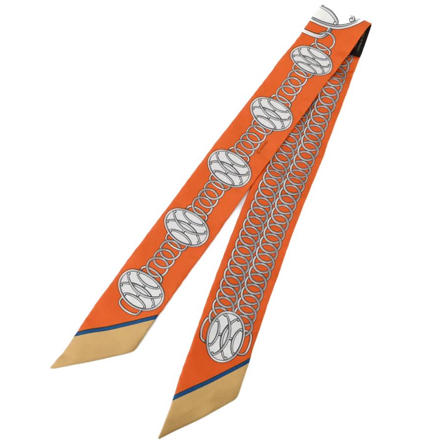 【未使用品】HERMES エルメス ツイリー LIFT PROFILE リフト プロフィール スカーフ オレンジ |  | 01