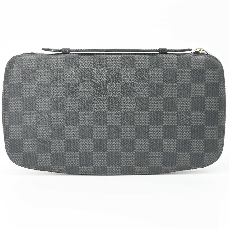 LOUIS VUITTON ヴィトン ダミエグラフィット アトール オーガナイザー ラウンドファスナー 長財布 マルチケース ブラック 黒 N48255 |  | 01