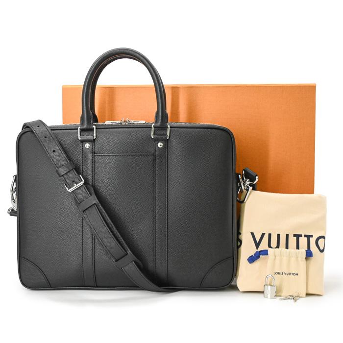 【未使用品】LOUIS VUITTON ルイヴィトン ポルトドキュマン ヴォワヤージュ タイガ ビジネス 書類カバン ブリーフケース ノワール メンズ M30925 | ITTY BITTY