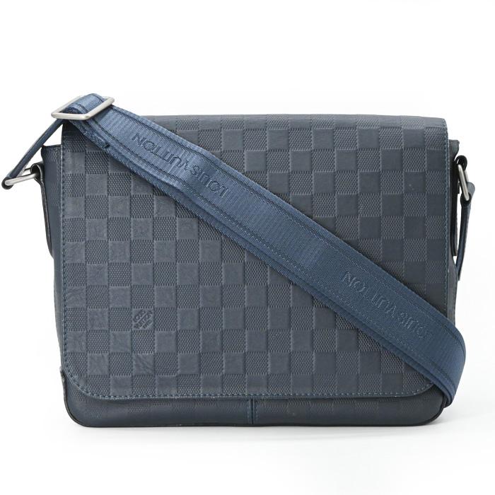 【最高級美品】ルイヴィトン ダミエ アンフィニ ディストリクト PM ショルダー ディストリクト（LOUIS VUITTON） 【美品】LOUIS VUITTON ルイ