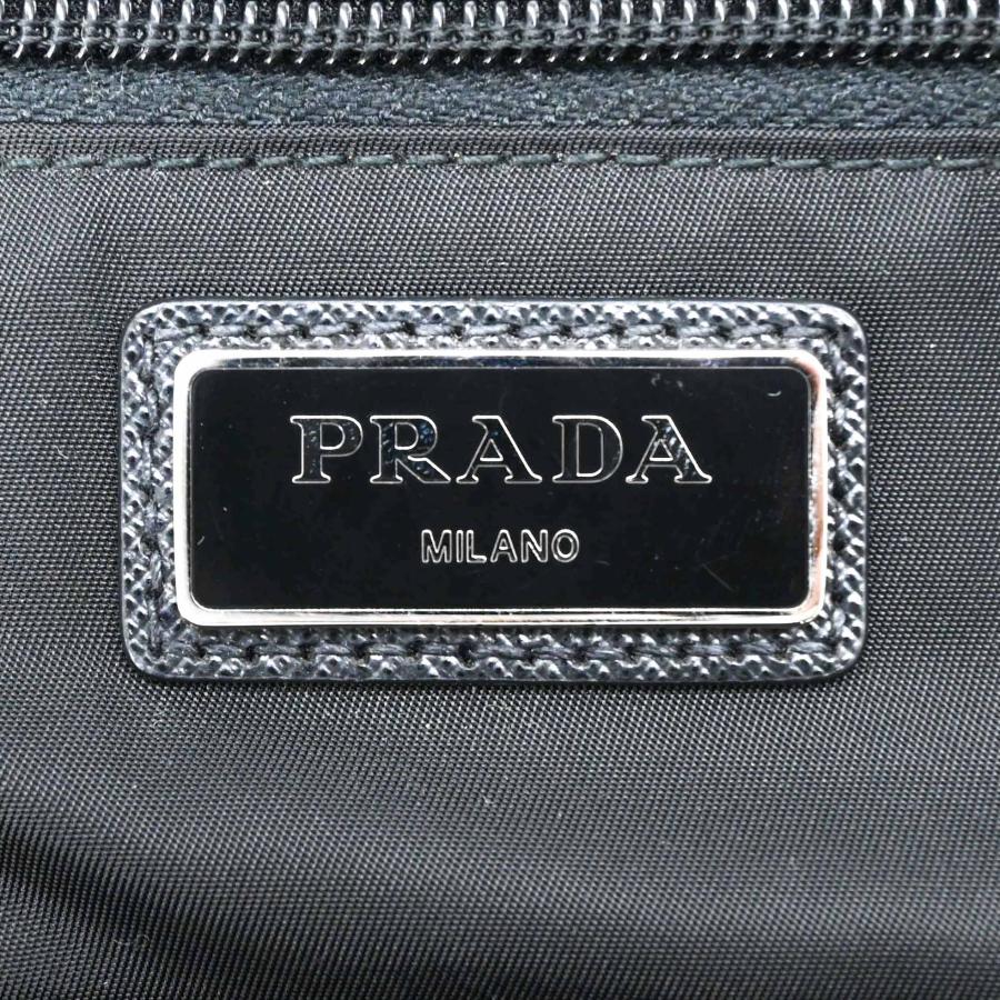 【美品】PRADA プラダ テスート スピードロック ナイロン バックパック リュック ビジネス PC収納 ブラック 黒 白タグ有 |  | 14