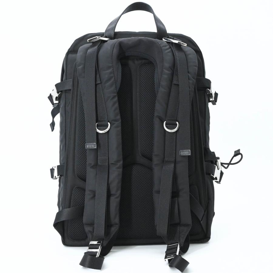 【美品】PRADA プラダ テスート スピードロック ナイロン バックパック リュック ビジネス PC収納 ブラック 黒 白タグ有 |  | 02