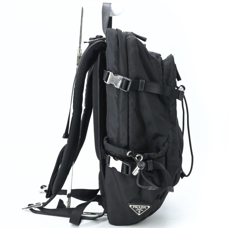 【美品】PRADA プラダ テスート スピードロック ナイロン バックパック リュック ビジネス PC収納 ブラック 黒 白タグ有 |  | 04