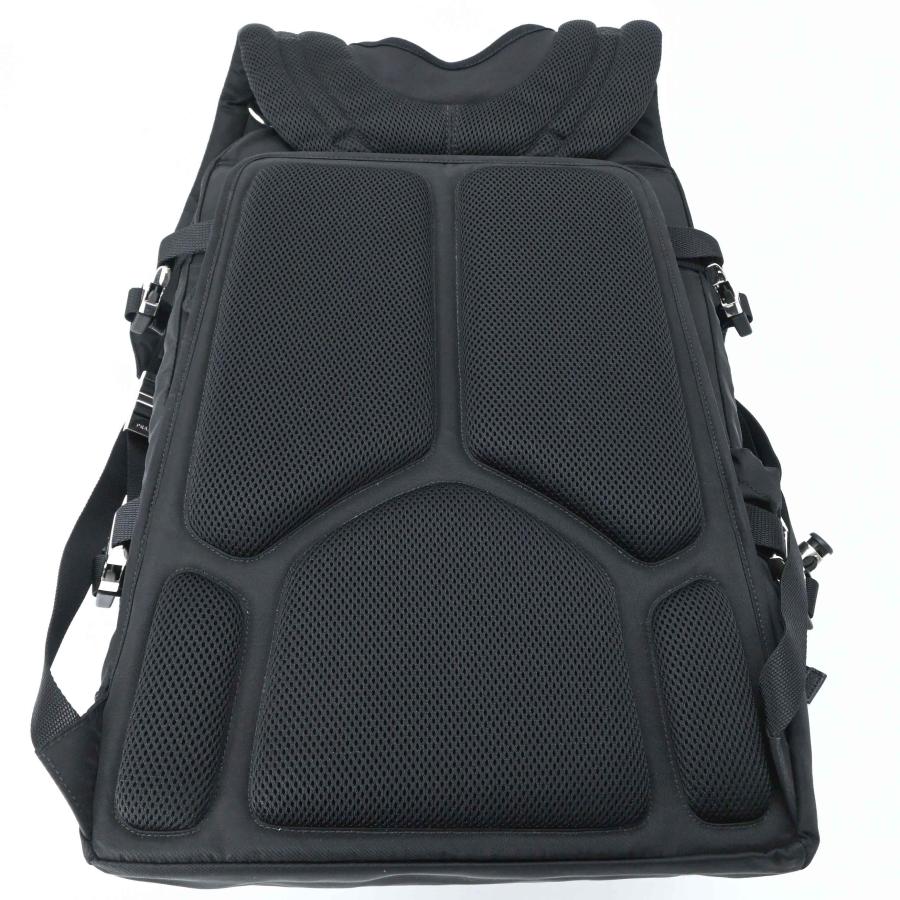 【美品】PRADA プラダ テスート スピードロック ナイロン バックパック リュック ビジネス PC収納 ブラック 黒 白タグ有 |  | 08