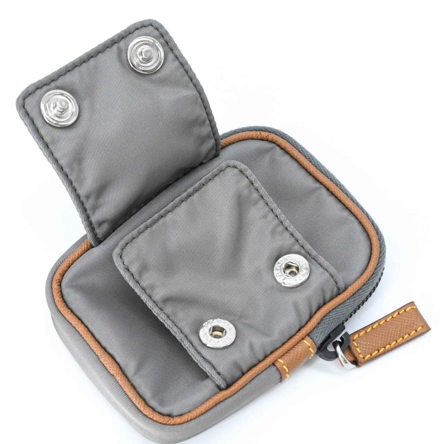 【未使用品】PRADA プラダ テスート Re-Nylon トライアングル ショルダー 肩掛け ブラック 黒 グレー ブラウン 茶 2VD769 ICチップ有 |  | 16