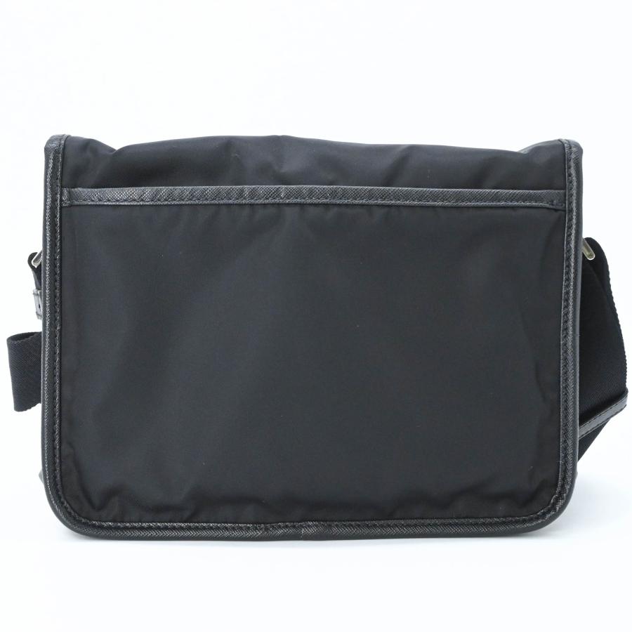 【未使用品】PRADA プラダ テスート Re-Nylon トライアングル ショルダー 肩掛け ブラック 黒 グレー ブラウン 茶 2VD769 ICチップ有 |  | 02