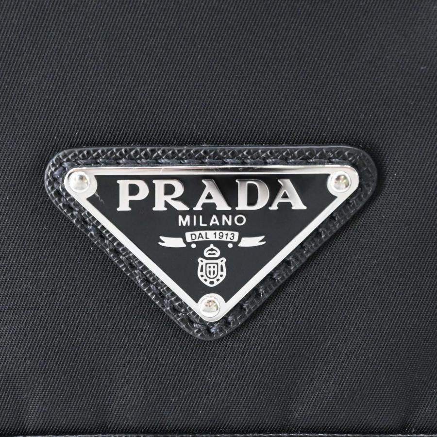 【未使用品】PRADA プラダ テスート Re-Nylon トライアングル ショルダー 肩掛け ブラック 黒 グレー ブラウン 茶 2VD769 ICチップ有 |  | 06