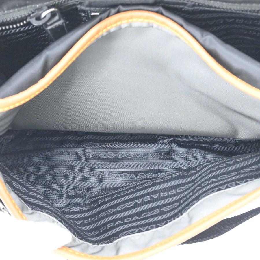 【未使用品】PRADA プラダ テスート Re-Nylon トライアングル ショルダー 肩掛け ブラック 黒 グレー ブラウン 茶 2VD769 ICチップ有 |  | 08