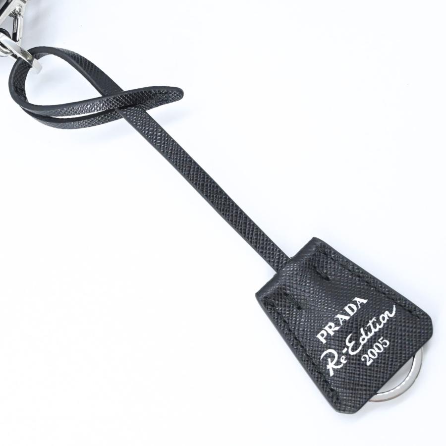 【未使用品】PRADA プラダ  Re-Edition 2005ナイロン レザー ショルダー ポーチ付き ハンドバッグ 2WAY レディース 三角ロゴ ブラック 黒 シルバー金具 白タグ |  | 11