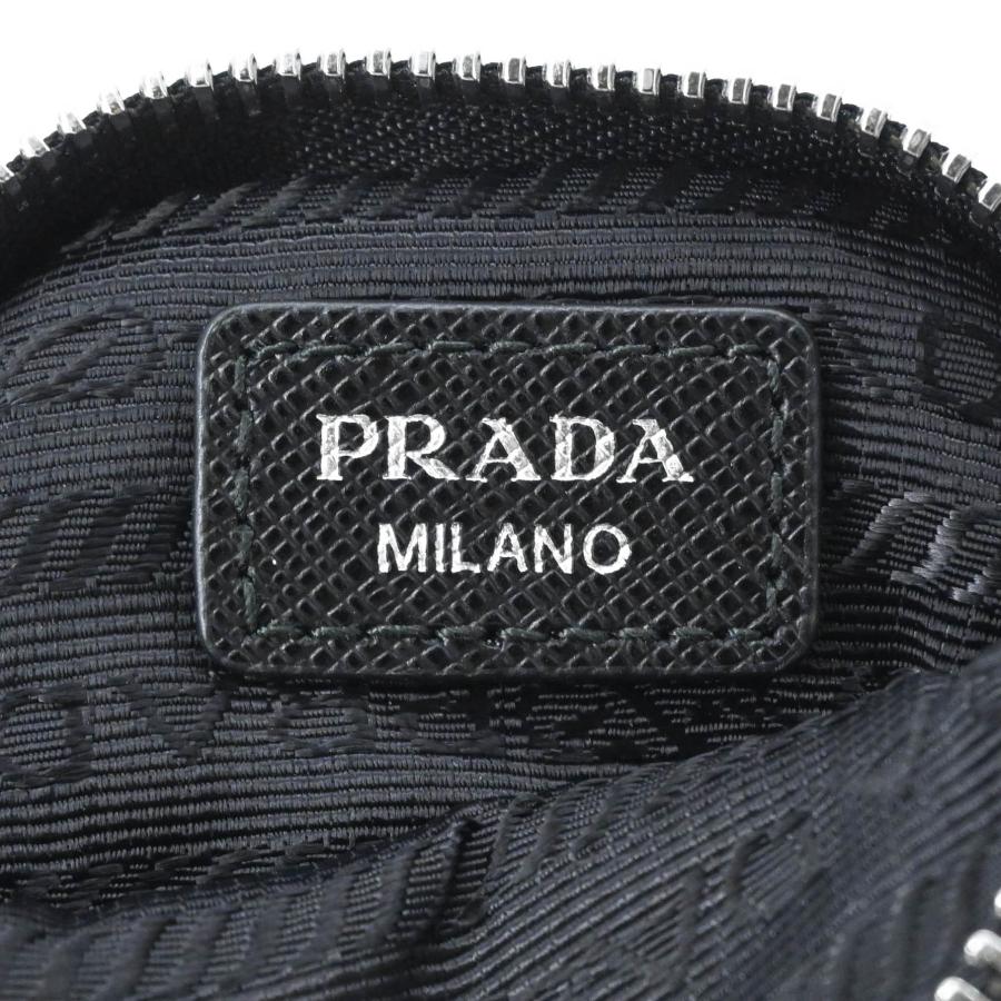 【未使用品】PRADA プラダ  Re-Edition 2005ナイロン レザー ショルダー ポーチ付き ハンドバッグ 2WAY レディース 三角ロゴ ブラック 黒 シルバー金具 白タグ |  | 15