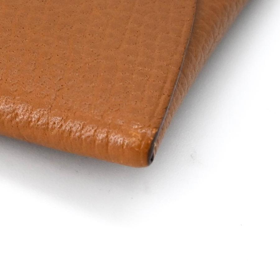 【美品】HERMES エルメス バスティア GM コインケース 小銭入れ ヴォーエプソン ゴールド レディース メンズ ♯C | HERMES | 11