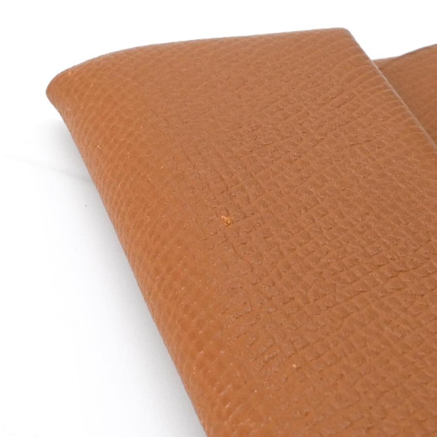 【美品】HERMES エルメス バスティア GM コインケース 小銭入れ ヴォーエプソン ゴールド レディース メンズ ♯C | HERMES | 09