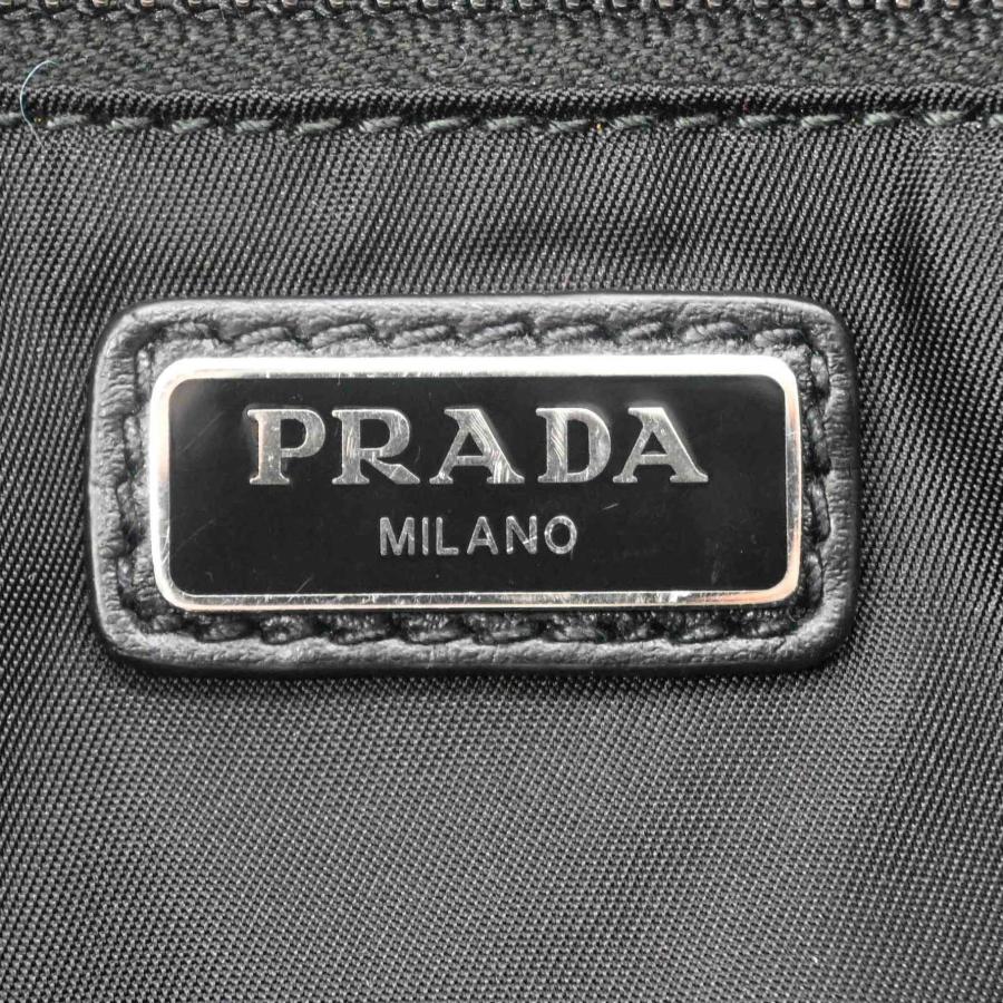 【未使用品】PRADA プラダ ショルダーバッグ レザー トライアングルロゴ 黒 ブラック ブルー 青 2VH078 |  | 11