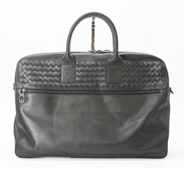 【未使用品】BOTTEGA VENETA ボッテガ ヴェネタ イントレチャート レザー 2way ショルダーバッグ ビジネス ブラック メンズ 405557 |  | 01
