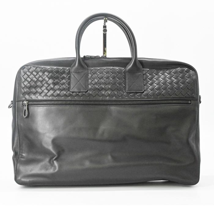 【未使用品】BOTTEGA VENETA ボッテガ ヴェネタ イントレチャート レザー 2way ショルダーバッグ ビジネス ブラック メンズ 405557 |  | 02