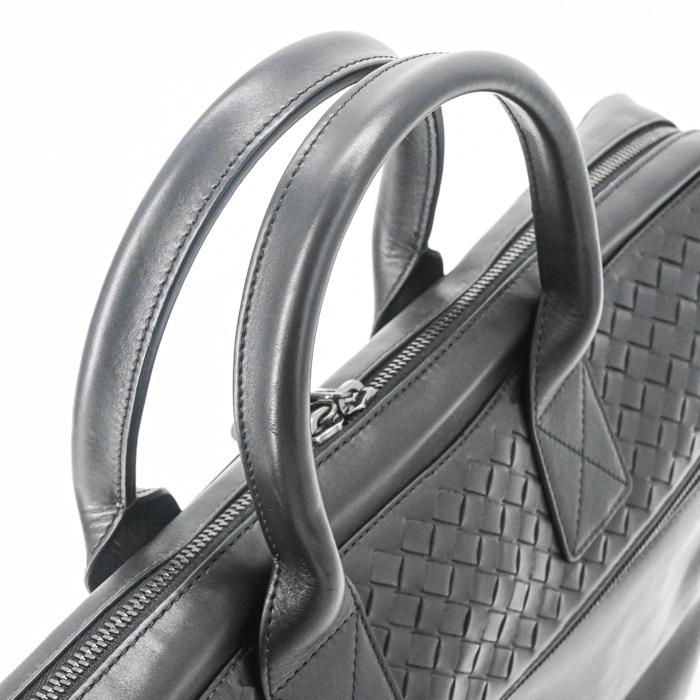 【未使用品】BOTTEGA VENETA ボッテガ ヴェネタ イントレチャート レザー 2way ショルダーバッグ ビジネス ブラック メンズ 405557 |  | 07