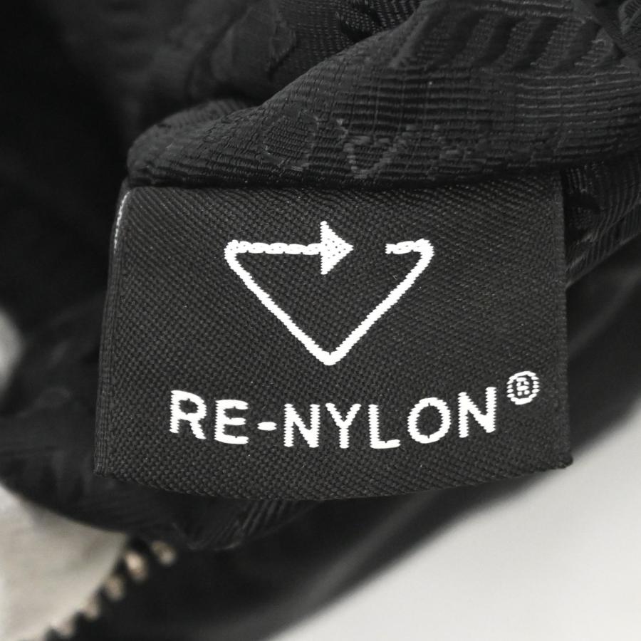【美品】PRADA プラダ Re-Nylon リナイロン リエディション2005 スパンコール ハンドバッグ ショルダーバッグ レディース ブラック 黒 白タグ |  | 12