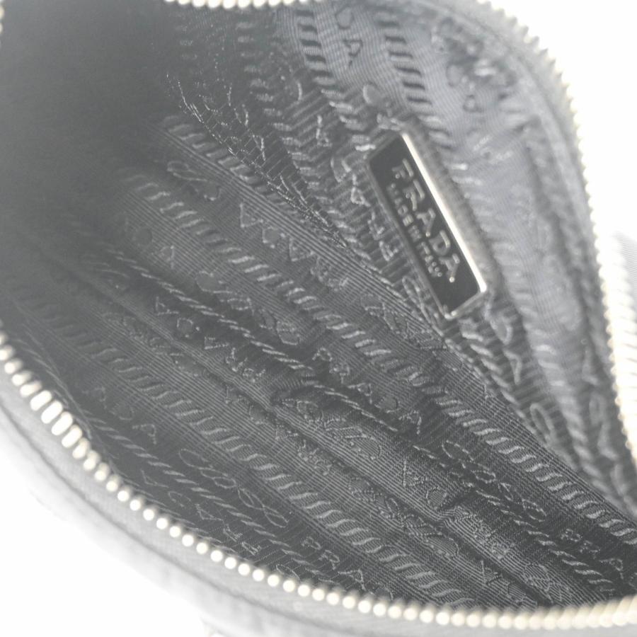【美品】PRADA プラダ Re-Nylon リナイロン リエディション2005 スパンコール ハンドバッグ ショルダーバッグ レディース ブラック 黒 白タグ |  | 08