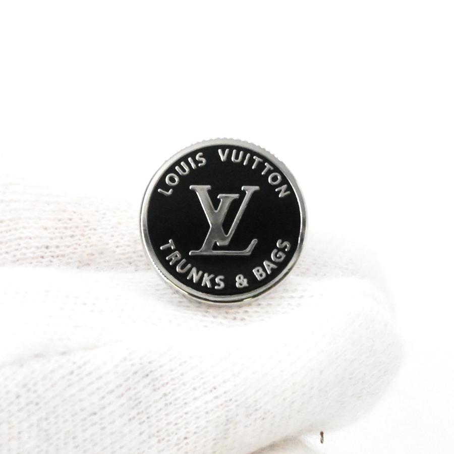 【美品】LOUIS VUITTON ルイヴィトン LV アワード カフリンク カフス メンズ ビジネス 紳士服 ブラック 黒 シルバー M00912 ケース付き |  | 05