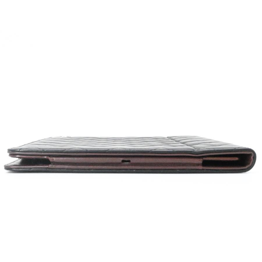 【美品】CHANEL シャネル マトラッセ ラムスキン タブレットケース iPadケース ロゴ ブラック 黒 ブラウン 茶 型番不明 | CHANEL | 04