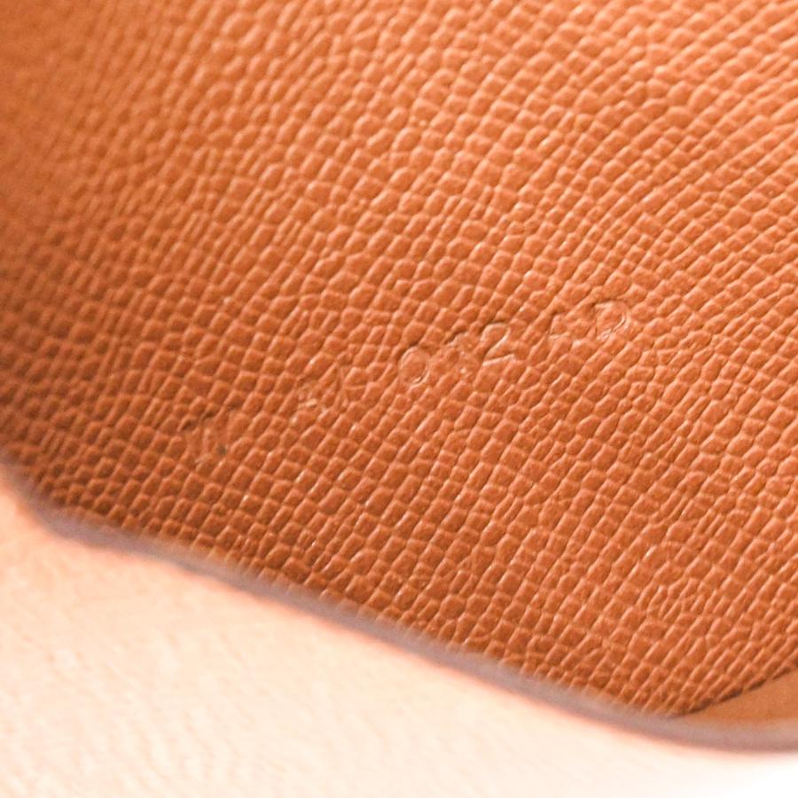 【美品】HERMES エルメス ベアン ミニ カードケース コインケース シェブルミゾル ゴールド金具 ゴールド ブラウン 茶 W刻印 | Bearn | 10