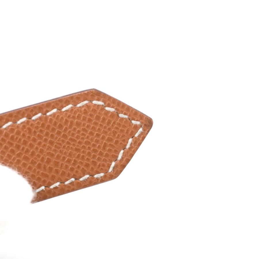 【美品】HERMES エルメス ベアン ミニ カードケース コインケース シェブルミゾル ゴールド金具 ゴールド ブラウン 茶 W刻印 | Bearn | 11